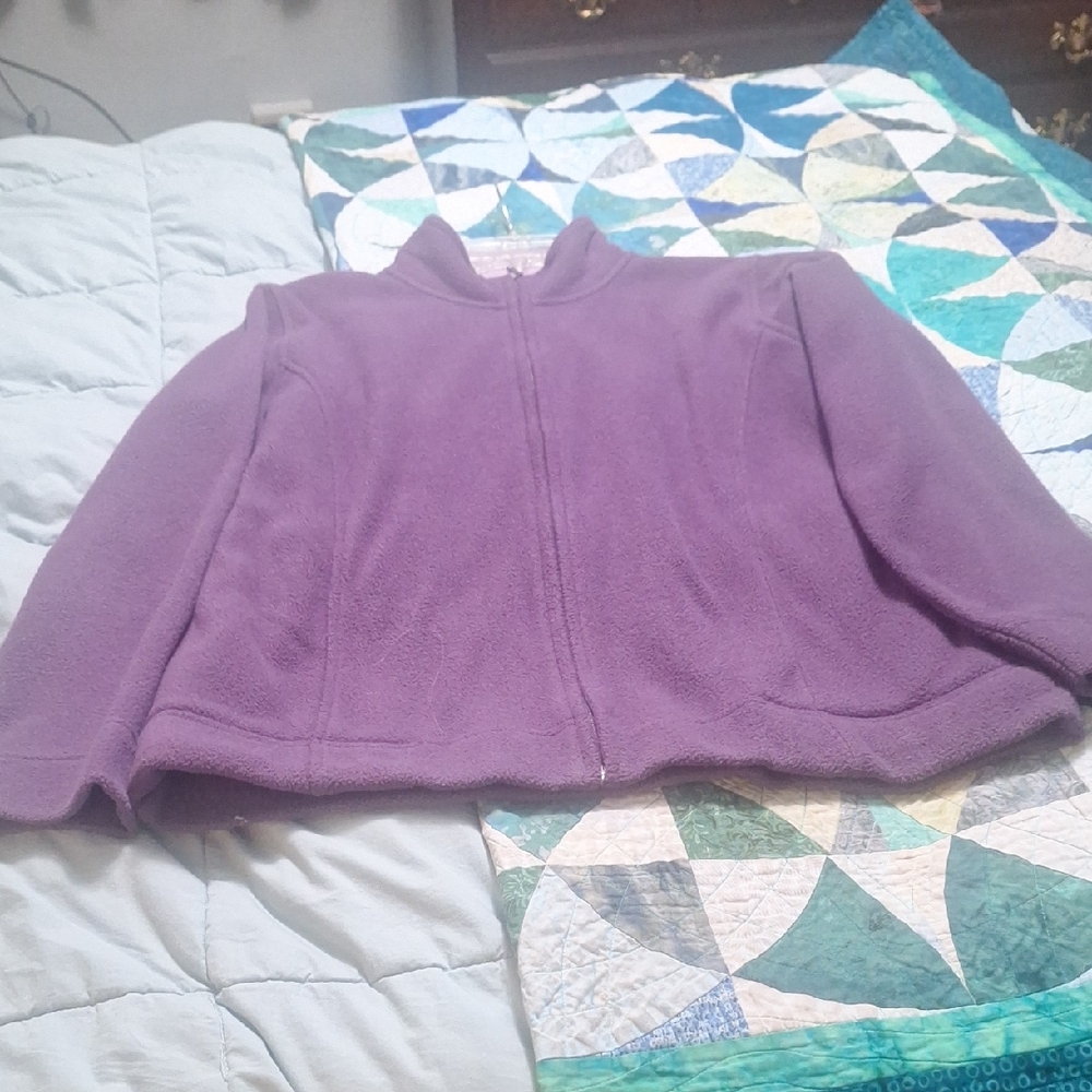 Women's Purple Fleece Jacket